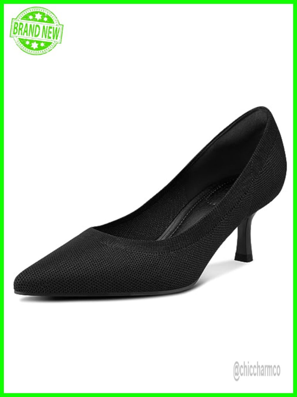 Women's Kitten Heels Closed Toe Pointed Toe Pumps Wedding Dress Shoes